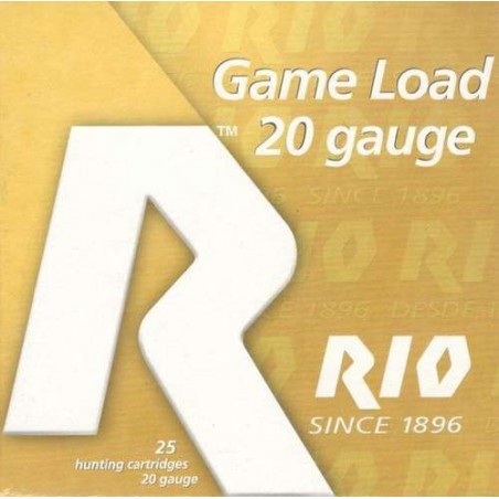 COMPRAR CARTUCHOS DE CAZA RIO CAL.20 GAME LOAD 28GR