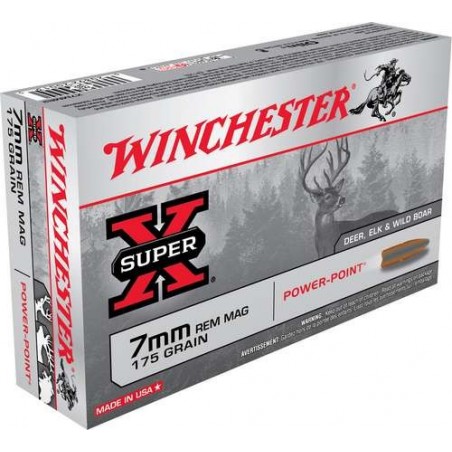 COMPRAR MUNICION METALICA BALA WINCHESTER POWER POINT CAL.7 MM REM 175GR