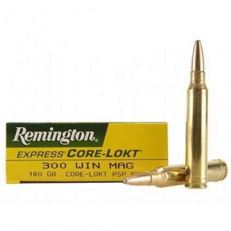 COMPRAR MUNICION METALICA REMINGTON CORE-LOKT 300 WIN MAG 180GR PUNTA PSP
