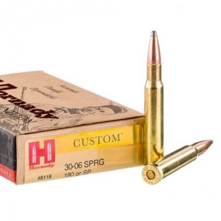 COMPRAR MUNICION METALICA HORNADY BALA CUSTOM SP 30-06 220GR