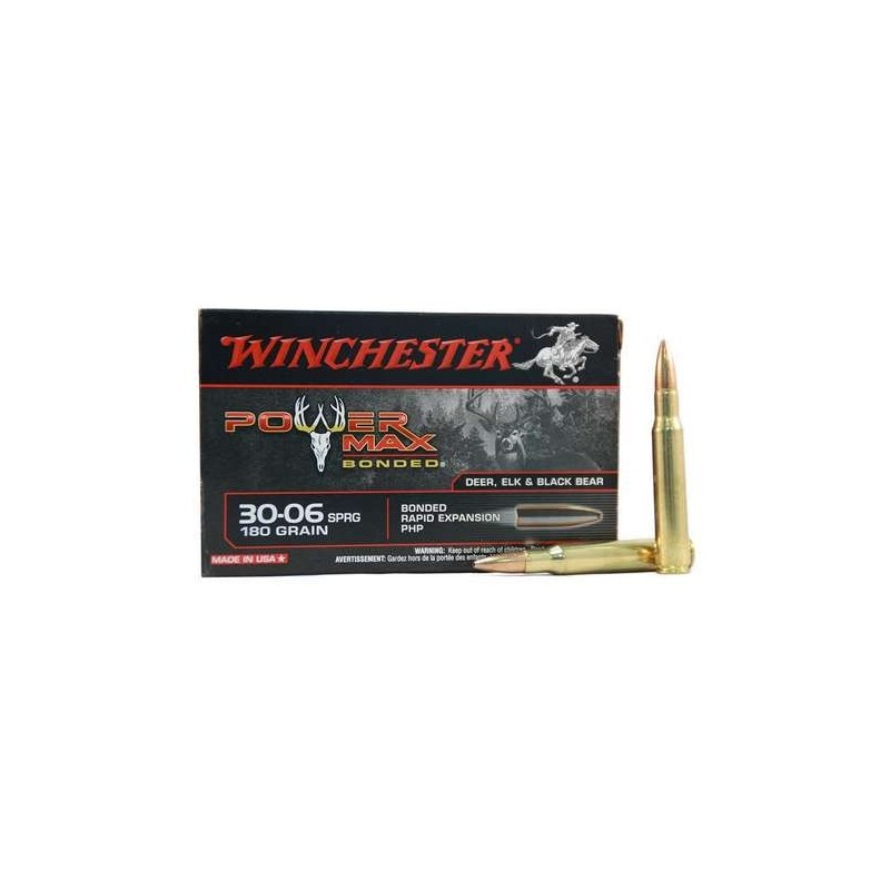 COMPRAR MUNICION METALICA WINCHESTER BALA POWER MAX CAL.30-06 180GR COMPRAR MUNICION METALICA WINCHESTER BALA POWER MAX CAL.30-06 180GR