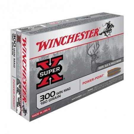 COMPRAR MUNICION METALICA WINCHESTER BALA POWER POINT CAL.300 WM 180GR