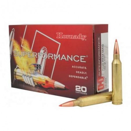 COMPRAR MUNICION METALICA HORNADY BALA SUPERFORMANCE 7 MM REM 154GR SST