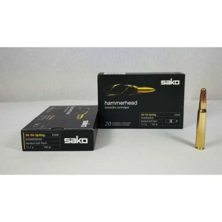 COMPRAR MUNICION METALICA SAKO MUNICION RIFLE HAMMERHEAD CAL. 30-06 180gr.