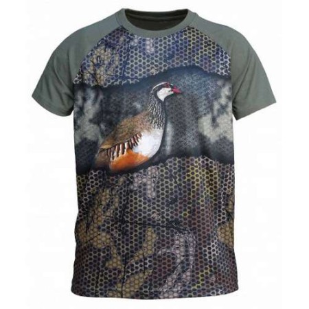 COMPRAR OFERTAS EN COSAS DE CAZA BENISPORT CAMISETA FOREST PRINT 3D PERDIZ