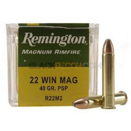 COMPRAR MUNICION METALICA REMINGTON MUNICION CAL.22 MAGNUM PSP 40GR