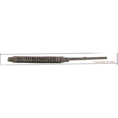 COMPRAR Cananas CINTURON CANANA CAMUFLAJE HOJAS 20 CARTUCHOS