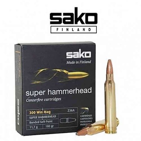 COMPRAR MUNICION METALICA SAKO MUNICIÓN 300 WM 180GR SUPER HAMMERH (20UDS)