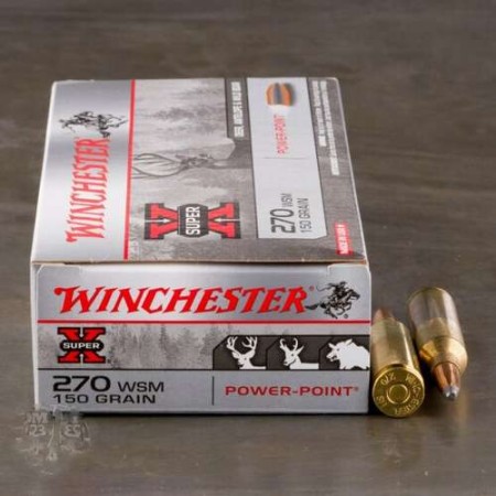 COMPRAR MUNICION METALICA WINCHESTER BALA POWER POINT 270 WSM 150GR
