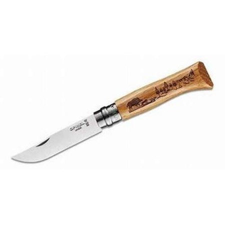 COMPRAR Cuchillería NAVAJA OPINEL Nº 08 GRABADO JABALI