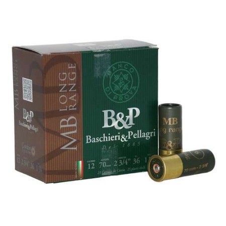 COMPRAR CARTUCHOS DE CAZA B&P MB LONG RANGER CAL.12 36GR Nº0