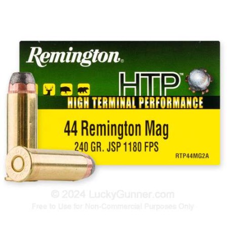 COMPRAR MUNICION METALICA REMINGTON JSP HTP 44 REM MAG 240GR