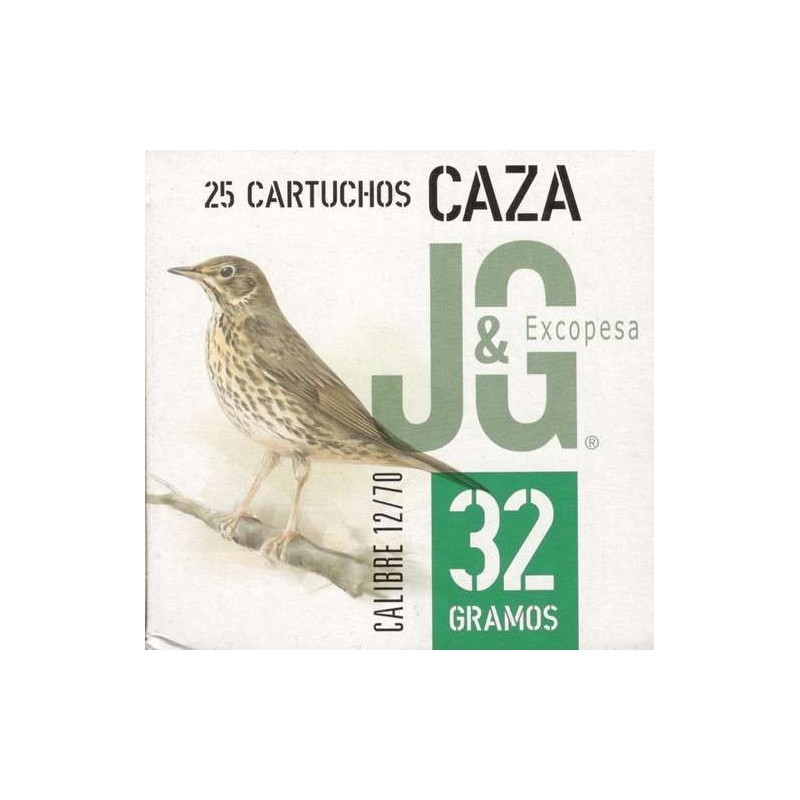 COMPRAR CARTUCHOS DE CAZA Jg T-2 32 Gr
