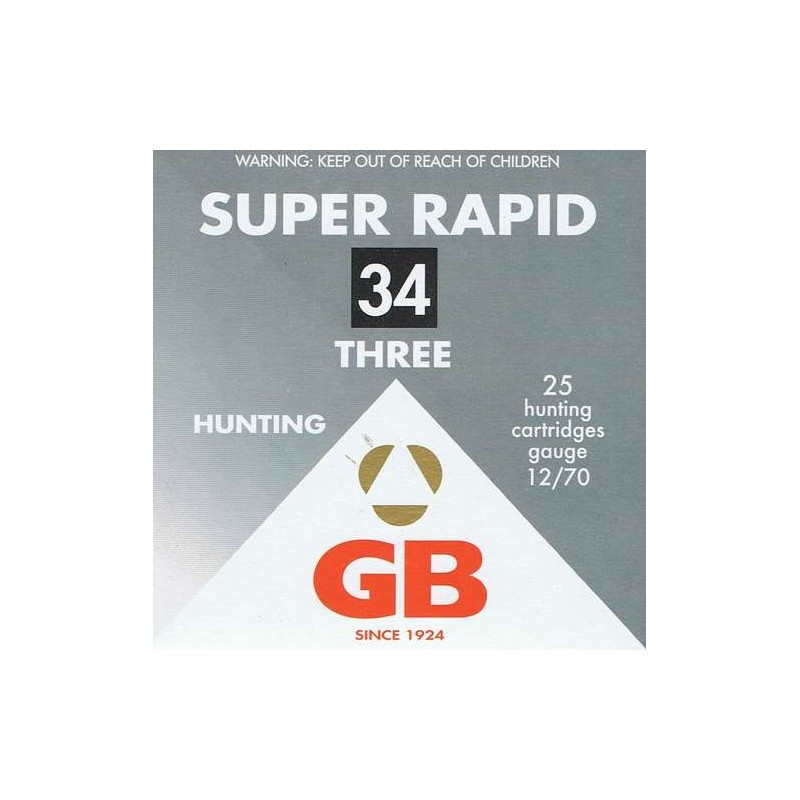 COMPRAR CARTUCHOS GB SUPER RAPID 34 G