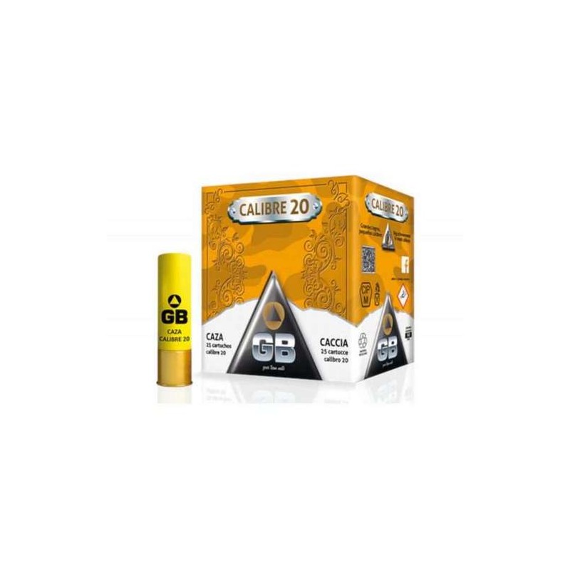 COMPRAR CARTUCHOS DE CAZA GB CALIBRE 20 25GR COMPRAR CARTUCHOS DE CAZA GB CALIBRE 20 25GR
