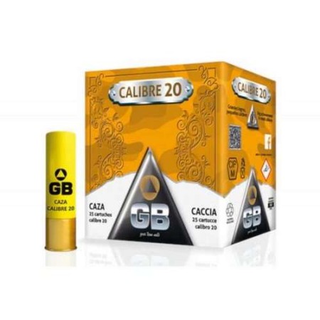 COMPRAR CARTUCHOS DE CAZA GB CALIBRE 20 25GR