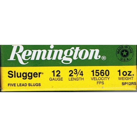 COMPRAR CARTUCHOS DE CAZA REMINGTON BALA ESCOPETA VELOZ 12