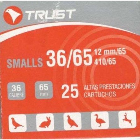 COMPRAR CARTUCHOS DE CAZA Trust Smalls 36/65 Calibre 410 14GR