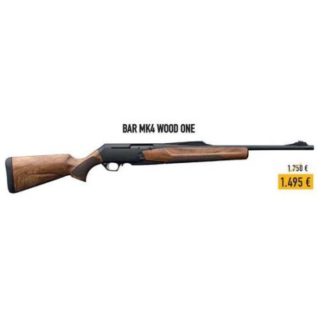 COMPRAR ARMAS RIFLE SEMIAUTOMATICO BROWNING BAR MK4 WOOD ONE