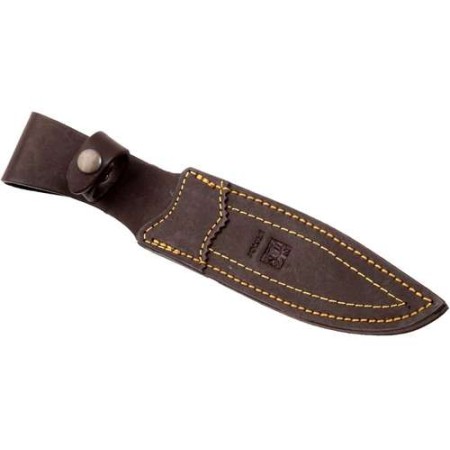 COMPRAR Cuchillería CUCHILLO DE CAZA JOKER ANTÍLOPE, MANGO DE OLIVO Y HOJA 19,5 CM.FUNDA DE CUERO.