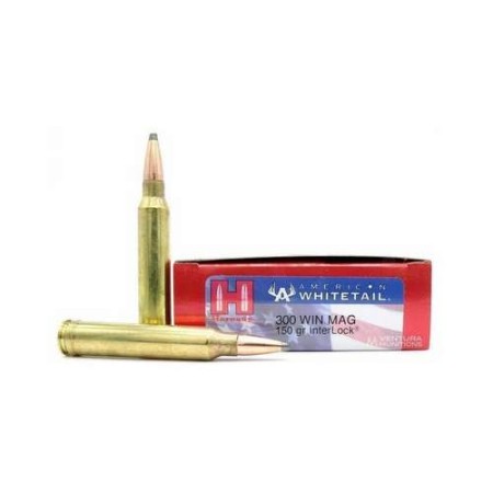 COMPRAR MUNICION METALICA HORNADY WHITETAIL 300 WIN 150GR INTERLOCK