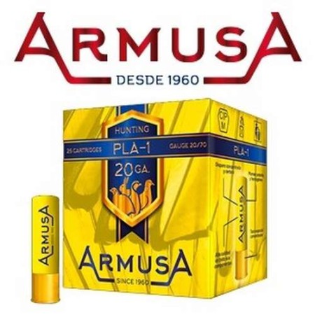 COMPRAR CARTUCHOS DE CAZA ARMUSA PLA-1 CALIBRE 20 26GR