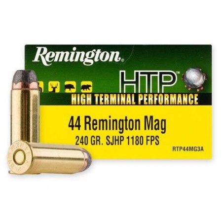COMPRAR MUNICION METALICA REMINGTON BALA 44 MAGNUM HTP 240GR SJHP