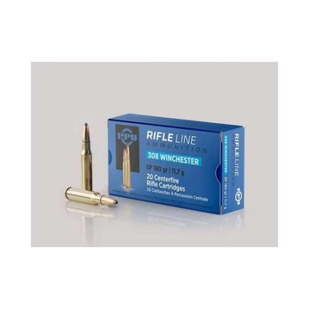 COMPRAR MUNICION METALICA PPU BALA 308 WIN 180GR SP