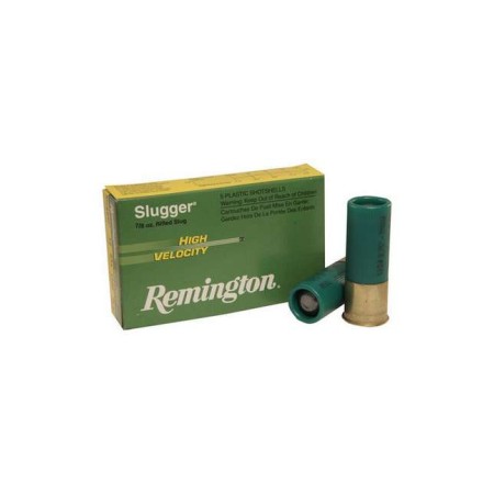 COMPRAR CARTUCHOS DE CAZA REMINGTON BALA ESCOPETA 12/70 Slugger High Velocity