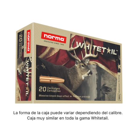 COMPRAR MUNICION METALICA NORMA 30-06 WHITETAIL 180GR