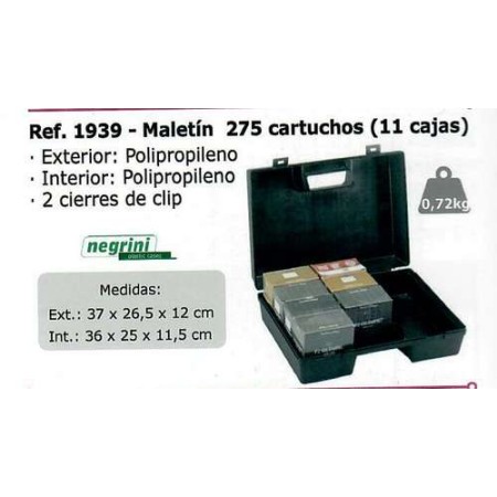 COMPRAR Fundas y Maletines MALETIN MUNICIÓN 275 CARTUCHOS